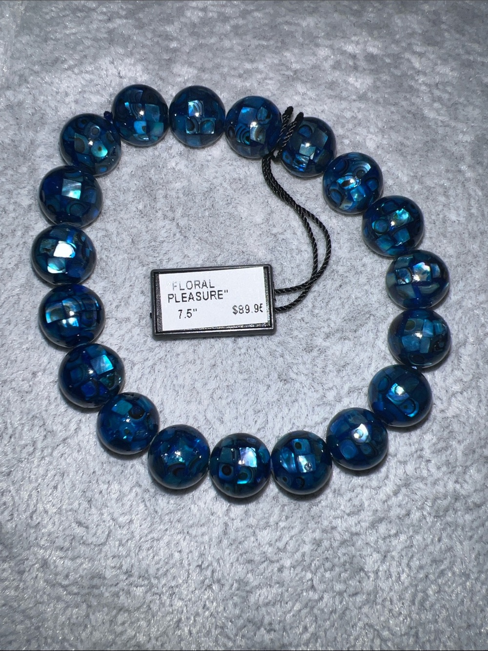 7.5" genuine PAUA shell Bracelet